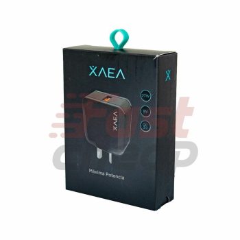 CARG. 220V XAEA MOD 10 - 9V - 27W - 1 USB + CABLE TIPO C - NEGRO ONLY