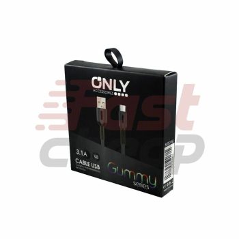 CABLE USB MOD 66 - COLORES - V8 - GRIS ONLY