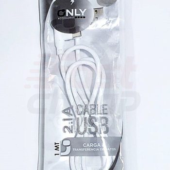 CABLE USB MOD 54 - ELE ONLY - TIPO C - BLANCO ONLY