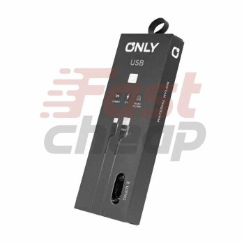 CABLE USB MOD 58 - TEXTIL ONLY - V8 - NEGRO ONLY