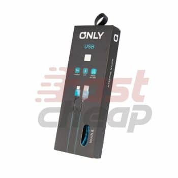 CABLE USB MOD 60 - TEXTIL ONLY - TIPO C - AZUL ONLY