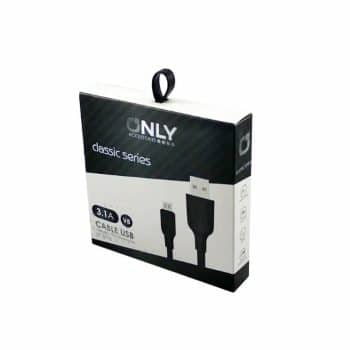 CABLE USB MOD 48 CLASSIC - V8 - NEGRO ONLY