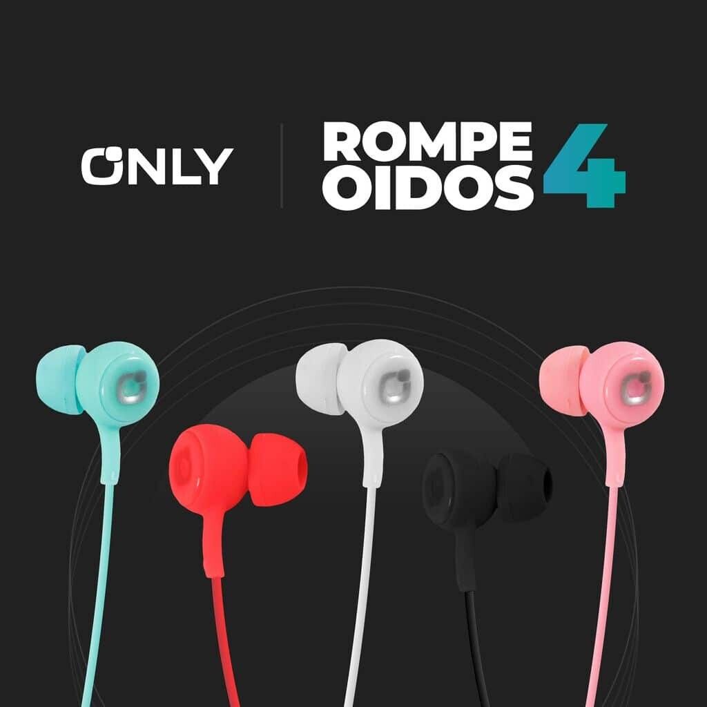 MANOS LIBRES ROMPEOIDOS 4 - BLANCO ONLY