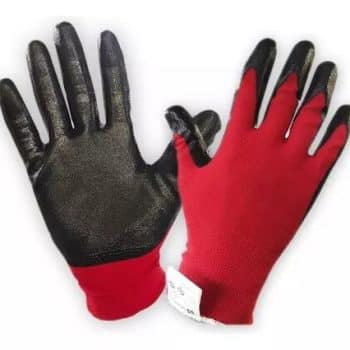 GUANTES ANTIDESLIZANTES NITRILO ROJOS FAST-CHEAP