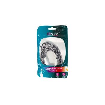CABLE AUX 3,5 MOD129 - TELADO - BLANCO ONLY