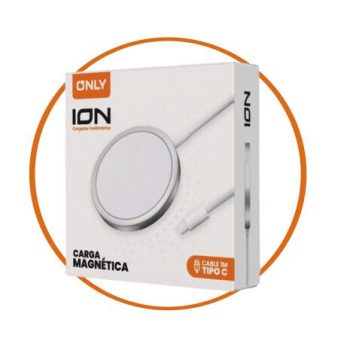CARGADOR WIRELESS MODS-722 ION - ONLY - BLANCO ONLY