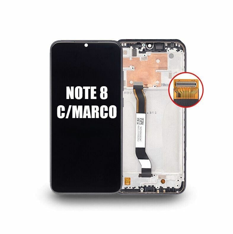 NOTE 8 CON MARCO XIAOMI