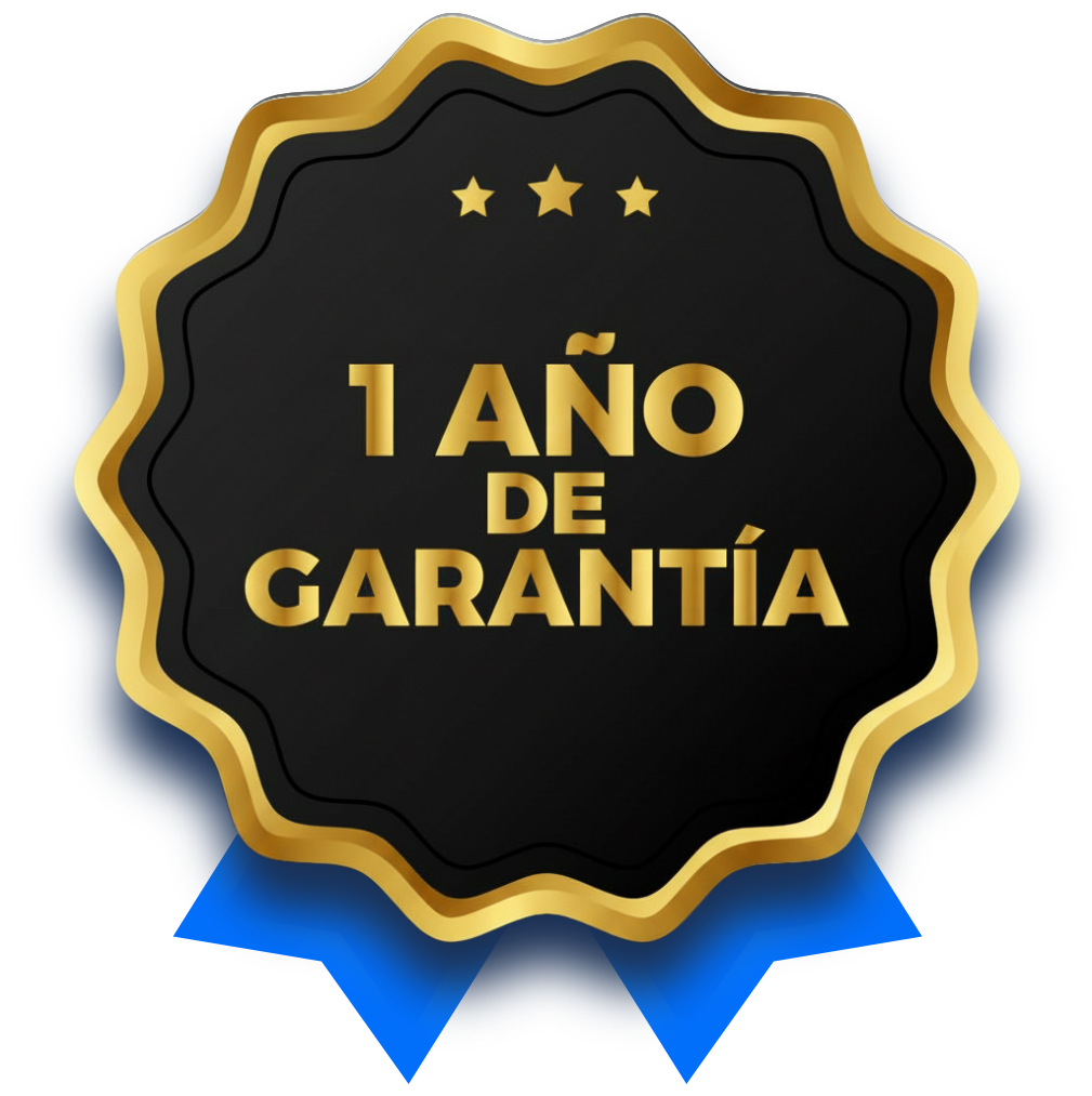1 año de garantía